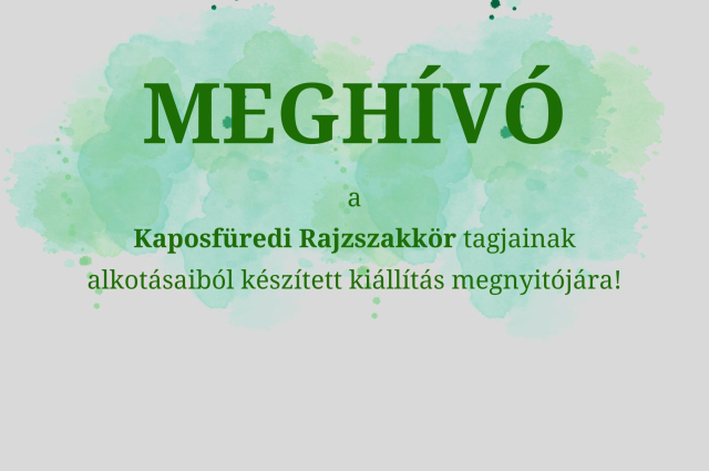 Meghívó kiállításra