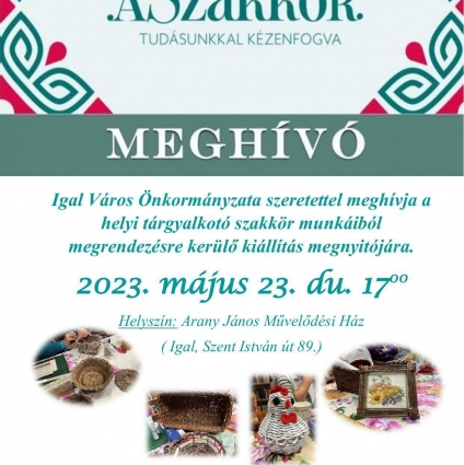 Meghívó - A Szakkör kiállítására