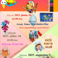 Kézműves foglalkozás a Művelődési Házban