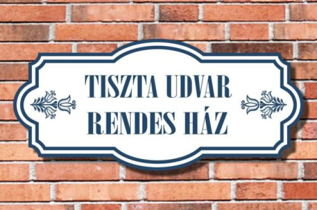 Tiszta udvar, rendes ház - 2025 (Pályázati felhívás)