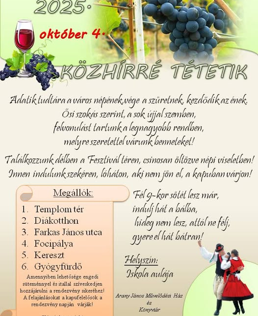 Szüreti felvonulás és bál