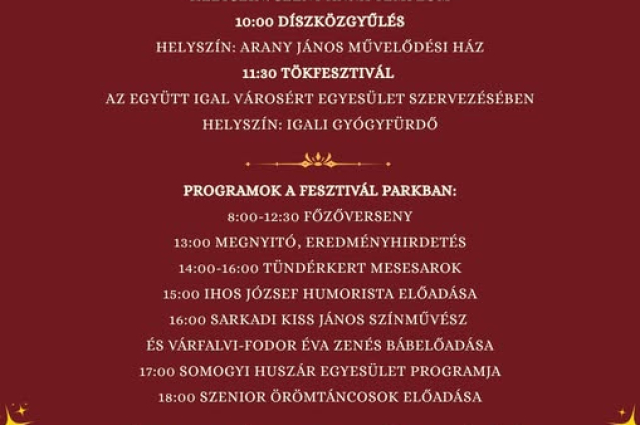 IGAL VÁROS NAPJA – 2025. JÚLIUS 26.