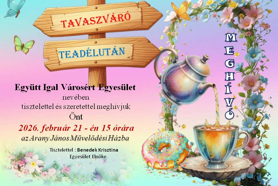Tavaszváró Teadélután
